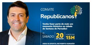 Republicanos realiza convenção partidária neste sábado (20) e apresenta Elvis Cezar como candidato a prefeito por Santana de Parnaíba