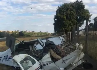 Cinco pessoas morreram na queda de aeronave no interior de SP