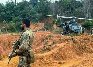 PF destrói minas subterrâneas de garimpo ilegal no Amazonas