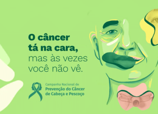 Campanha alerta para prevenção ao câncer de cabeça e pescoço