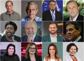Confira a agenda dos candidatos à Presidência para esta quinta (18/8)