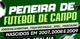 Cotia fará peneira de futebol para formar equipes para competições do próximo ano