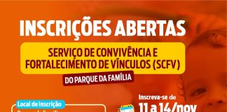 Cotia tem inscrições abertas para atividades do Serviços de Convivência e Fortalecimento de Vínculos