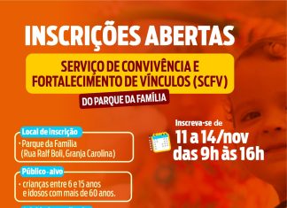 Cotia tem inscrições abertas para atividades do Serviços de Convivência e Fortalecimento de Vínculos