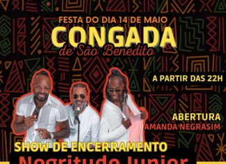 Show com o grupo Negritude Júnior encerrará a Festa da Congada de Cotia