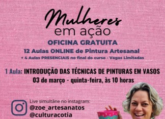 No mês de março tem estreia do Projeto Mulheres em Ação, em Cotia