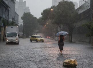 Chuvas provocam transbordamento de córregos na capital paulista