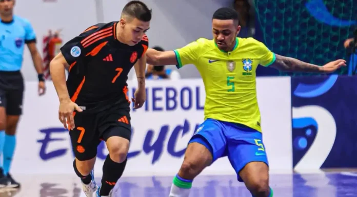 Copa América de Futsal: Brasil empata com Colômbia em estreia difícil