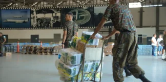 FAB muda horário de recebimento de doações ao RS em bases aéreas