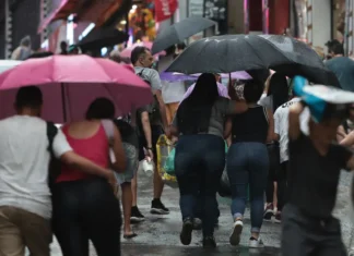 Capitais do Centro-Sul terão chuvas e ventania até quinta-feira