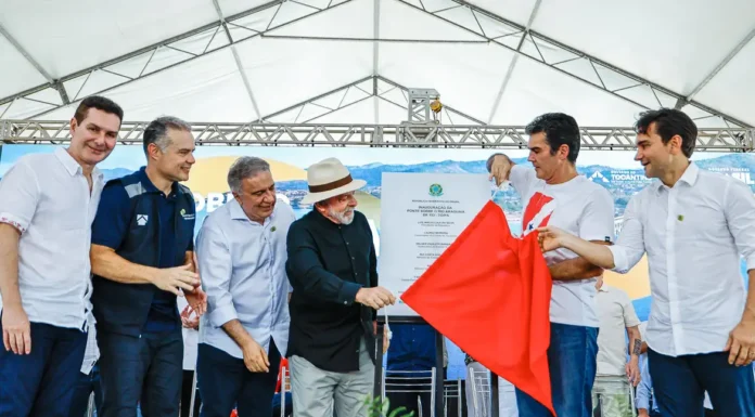 Lula inaugura ponte que liga Tocantins e Pará sobre o Rio Araguaia
