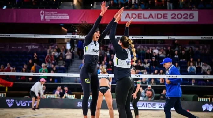 Três duplas brasileiras vão às quartas do Mundial de vôlei de praia