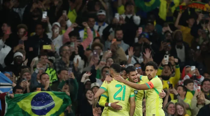 Brasil joga bem e derrota Senegal por 2 a 0 no amistoso em Londres