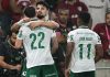 Palmeiras vence Fluminense por 2 a 1 no Maracanã na semifinal da Libertadores Jogadores do Palmeiras celebram durante jogo da semifinal da Copa Libertadores contra o Fluminense no estádio do Maracanã, Rio de Janeiro.