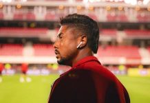 Flamengo anuncia mudanças na escalação para enfrentar Estudiantes na semifinal da Libertadores Bruno Henrique em ação durante partida entre Estudiantes e Flamengo