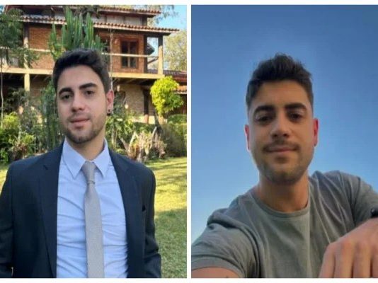 Família doa órgãos de engenheiro morto após agressão em ato político em Santos Fotos de arquivo do engenheiro ambiental Marcelo de Oliveira Rocha, vítima de agressão em ato político em Santos, São Paulo.
