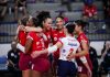 Paulistano Barueri inicia campanha na Superliga enfrentando o SESC RJ Flamengo Jogadoras do Paulistano Barueri celebram durante partida da temporada 2026 da Superliga de Vôlei.