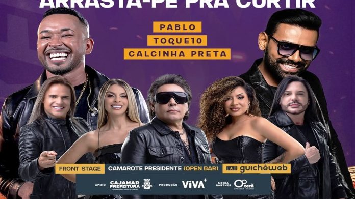 expresso-47423cd8a386bb7d15ea7ac9 Artistas Pablo, Toque10 e Calcinha Preta são atrações confirmadas para a Festa Nordestina de Cajamar em 2026