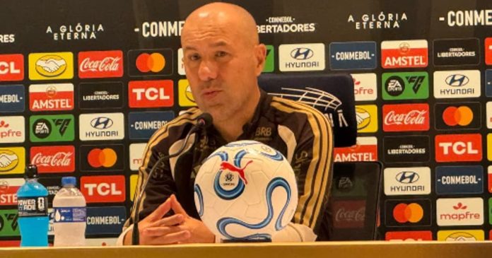 Leonardo Jardim em coletiva após partida do Flamengo pela Libertadores