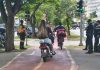 Fiscalização educativa de bicicletas elétricas avança na ciclovia da Faria Lima, em São Paulo Agentes da CET e guardas civis metropolitanos realizam fiscalização educativa na ciclovia da Avenida Brigadeiro Faria Lima, em São Paulo.
