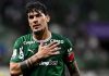 Gustavo Gómez busca novo recorde e terceira final de Libertadores pelo Palmeiras Gustavo Gómez, zagueiro e capitão do Palmeiras, em ação durante partida de futebol.