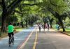 Homem de 42 anos morre após mal súbito durante exercício no Parque Ibirapuera Entrada do Parque Ibirapuera em São Paulo onde ocorreu o incidente nesta terça-feira