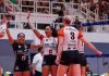 Osasco Vôlei inicia campanha na Superliga após conquistas recentes Jogadoras do Osasco São Cristóvão Saúde comemoram durante partida de vôlei, simbolizando a equipe que estreia na Superliga em Brasília.