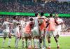 Leonardo Jardim comenta desafios do Flamengo em finalizações e ressalta evolução da equipe Jogadores do Flamengo comemoram gol durante partida contra o Bahia na Arena Fonte Nova