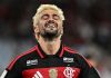 Flamengo segue favorito ao título do Brasileirão com 69,6% de probabilidade, segundo projeções Arrascaeta comemora gol do Flamengo durante jogo contra Atlético-MG no Maracanã