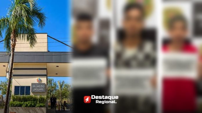 Portal de entrada do condomínio Villas do Jaguari, em Santana de Parnaíba, local do assalto investigado pela Polícia Civil e Guarda Municipal