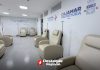 Hospital Municipal de Cajamar inaugura nova sala de medicação com melhorias estruturais Nova sala de medicação do Hospital Municipal de Cajamar após reformas e melhorias, mostrando poltronas e ambiente preparado para pacientes e atendimento