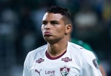 Thiago Silva anuncia última participação do Fluminense na Libertadores após eliminação para o Palmeiras Thiago Silva em ação na partida da semifinal da Libertadores entre Fluminense e Palmeiras em 21 de junho de 2026