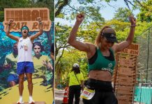 Atletas de Osasco se destacam na 2ª etapa do Urban Trail Run na Serra da Cantareira Dois atletas osasquenses comemoram durante a 2ª etapa do Urban Trail Run, realizada em outubro de 2026 na Serra da Cantareira.