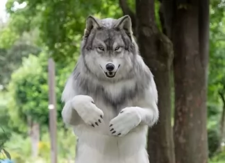 Homem gasta mais de R$ 120 mil para “se transformar” em lobo no Japão