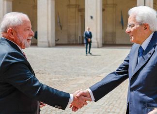 Presidente da Itália chega ao Brasil para acordos e agenda de diálogos