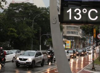 Nova massa de ar frio derrubará temperaturas em várias regiões do país