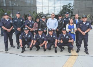 Polícias do México e do Peru participam de treinamento em Santana de Parnaíba