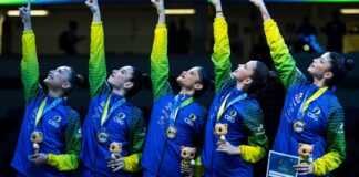 Mundial de GR: Brasil conquista prata inédita no conjunto geral