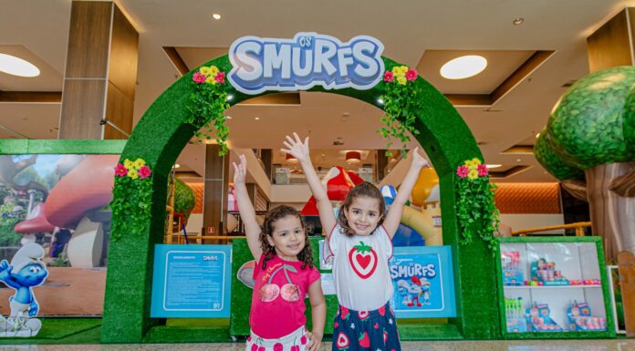 Parque dos Smurfs chega ao Iguatemi Alphaville