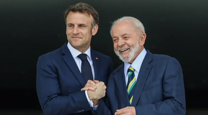 Lula pede que Macron “abra seu coração” para acordo com Mercosul