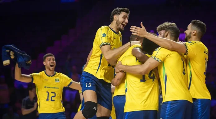 Seleção brasileira assume liderança da Liga das Nações de Vôlei