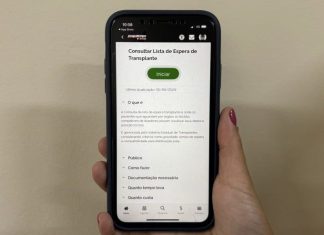 Pacientes a espera de transplante agora podem consultar posição na fila pelo app do Poupatempo