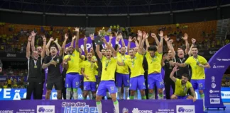Brasil conquista a Copa das Nações de Futsal