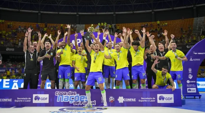 Brasil conquista a Copa das Nações de Futsal