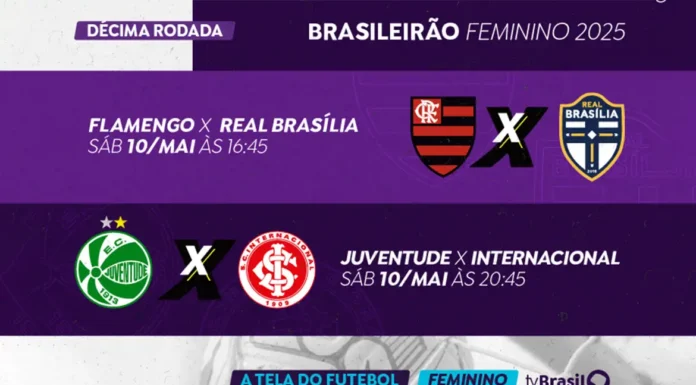 TV Brasil transmite duas partidas do Brasileirão Feminino neste sábado