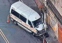 Acidente com van escolar na Grande São Paulo deixa 19 feridos