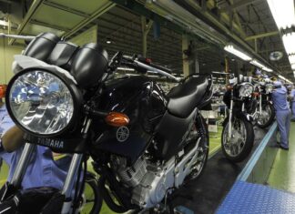 Produção de motocicletas cresce 17,9% em agosto