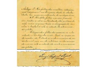 Correios lançam selos que lembram 150 anos da Lei do Ventre Livre