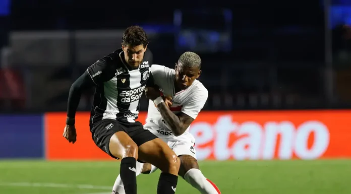 Ceará derrota São Paulo no encerramento da 25ª rodada do Brasileiro