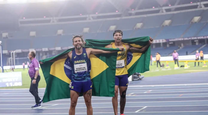 Brasil leva 6 medalhas no 2º dia do Mundial de atletismo paralímpico